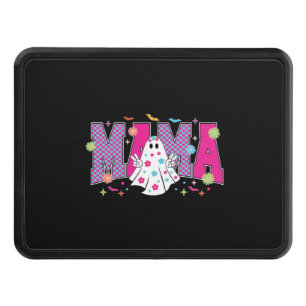 Halloween Neon Mama Mini Trailer Hitch Cover