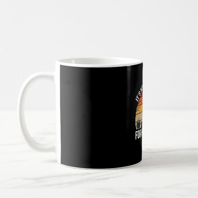 Halloween Never Too Early Vintage Sunset Coffee Mug (Left)