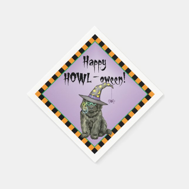 Halloween Newfoundland Napkin (Corner)