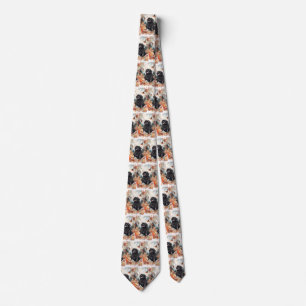 Halloween Newfoundland With Pumpkins Scary Tie
