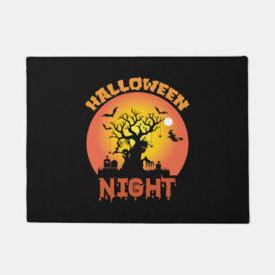 Halloween Night Birthday Doormat