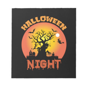 Halloween Night Birthday Notepad