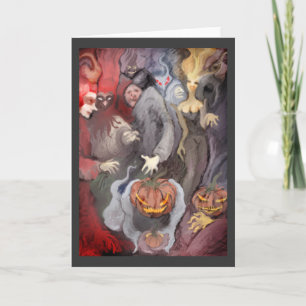 ** Halloween night ** Card