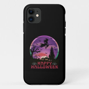HALLOWEEN NIGHT GRAVEYARD WITCH iPhone 11 CASE
