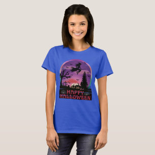 HALLOWEEN NIGHT GRAVEYARD WITCH T-Shirt