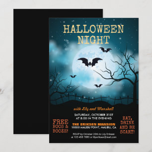 Halloween Night Halloween Party Invitation