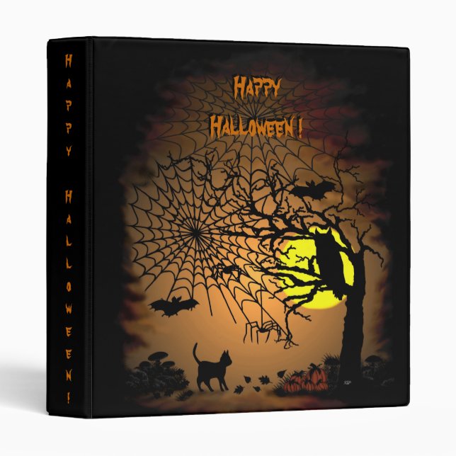 Halloween Night , Happy Halloween! Binder (Front/Spine)