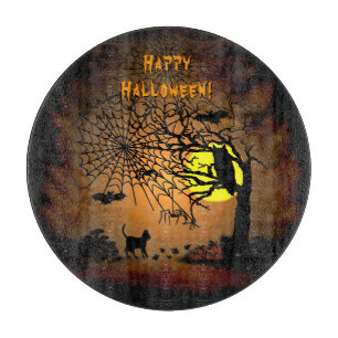 Halloween Night , Happy Halloween! Cutting Board