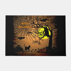 Halloween Night , Happy Halloween ! Doormat