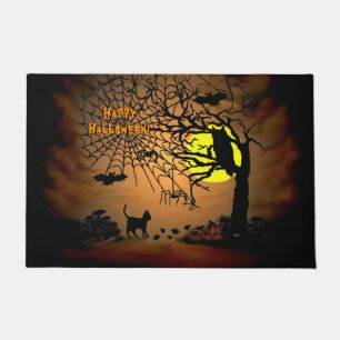 Halloween Night , Happy Halloween ! Doormat