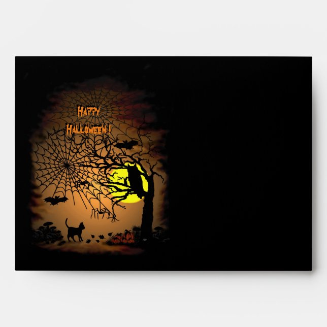 Halloween Night , Happy Halloween ! Envelopes (Front)