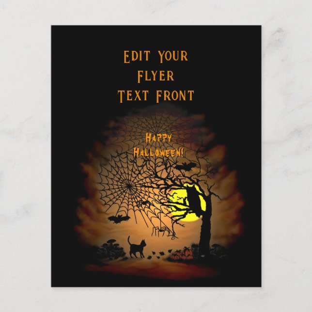 Halloween Night , Happy Halloween! Flyer (Front)