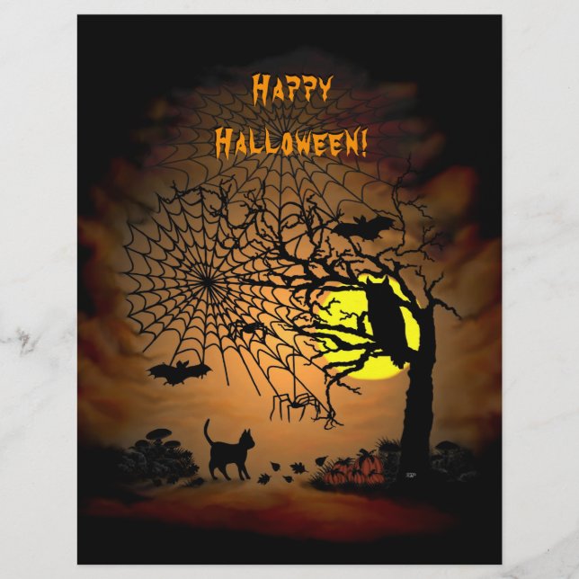 Halloween Night , Happy Halloween! Flyer (Front)