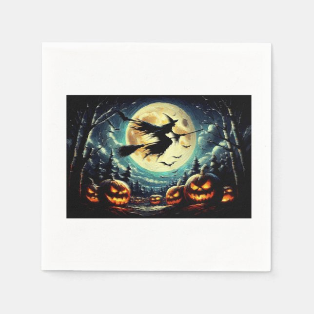 Halloween Night,  Napkin (Front)