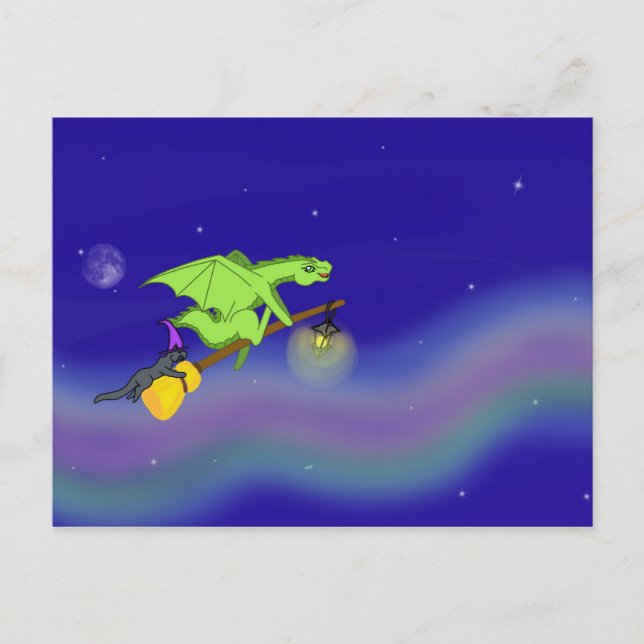 Halloween night of fun. postcard (Front)