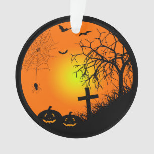 Halloween night ornament