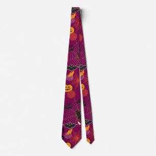 Halloween Night Party Trendy Tie