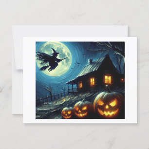 Halloween Night,  Postcard