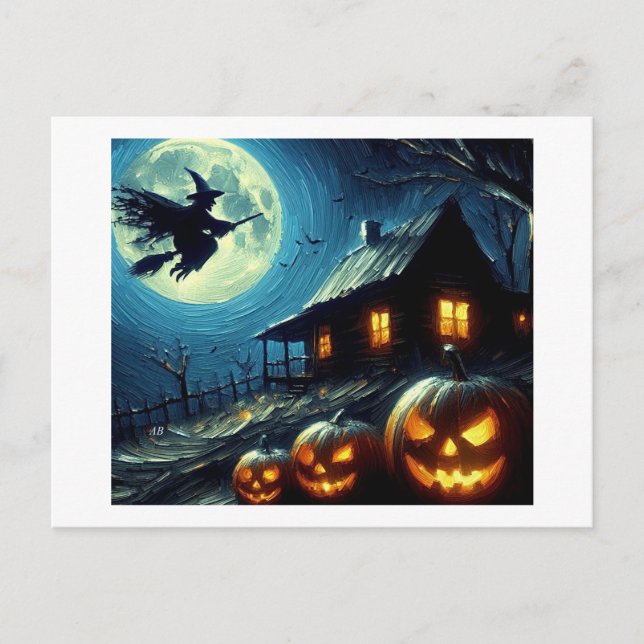 Halloween Night,  Postcard (Front)