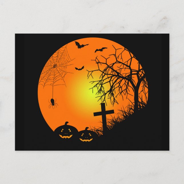 Halloween night postcard (Front)