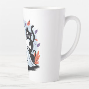 Halloween Night Prowl Latte Mug