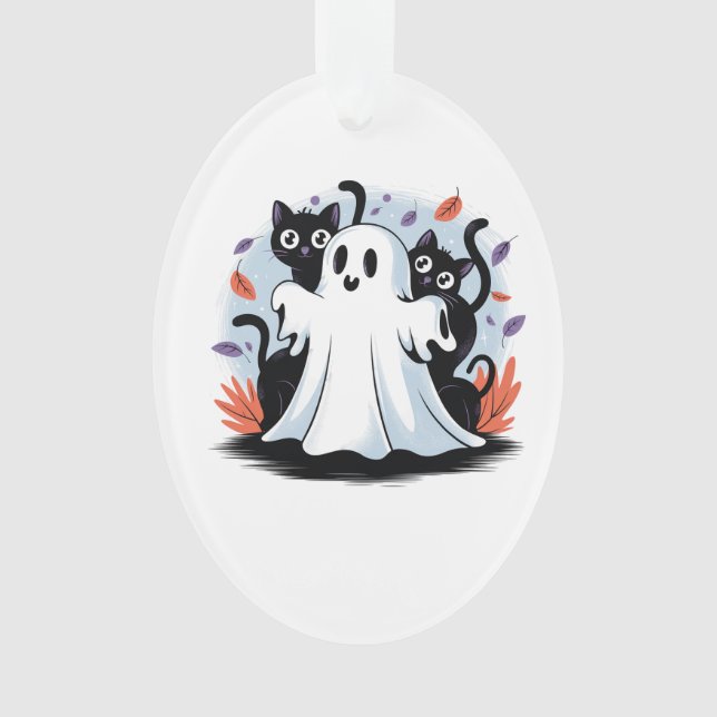 Halloween Night Prowl Ornament (Front)
