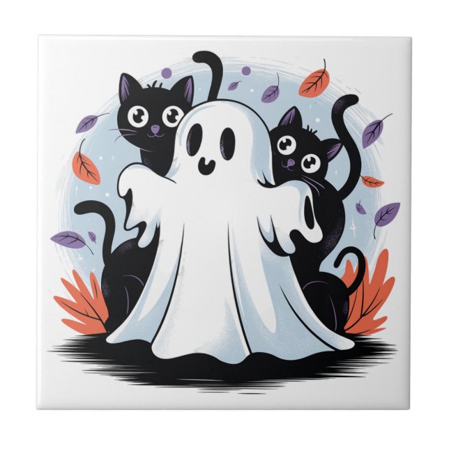 Halloween Night Prowl  Tile (Front)
