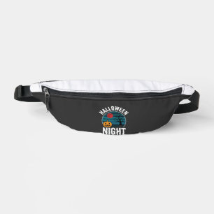 Halloween Night Pumpkin Tree Vector Fanny Pack