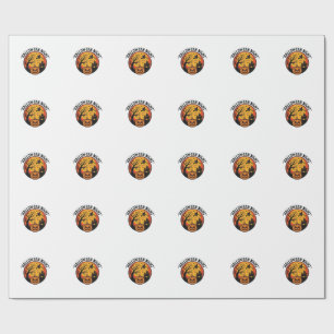 Halloween Night Vintage Engraving Spooky Scene T-S Wrapping Paper