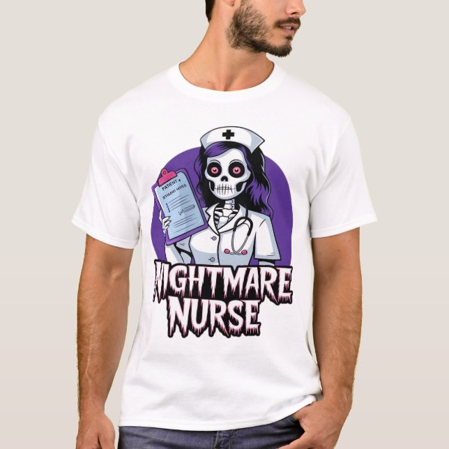 Halloween Nightmare Nurse Classic T-Shirt (Front)