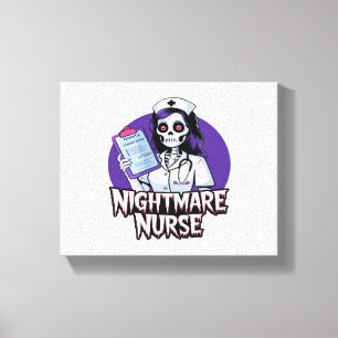 Halloween Nightmare Nurse Classic T-Shirt Canvas Print