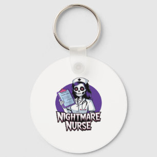 Halloween Nightmare Nurse Classic T-Shirt Keychain