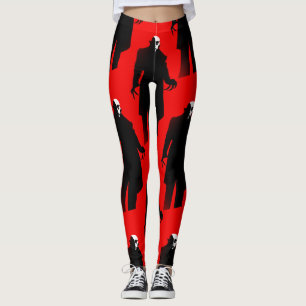 halloween nosferatu leggings