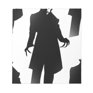 halloween nosferatu notepad