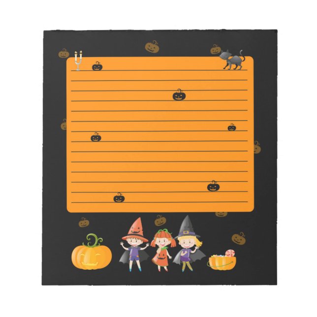Halloween Note Pad (Front)