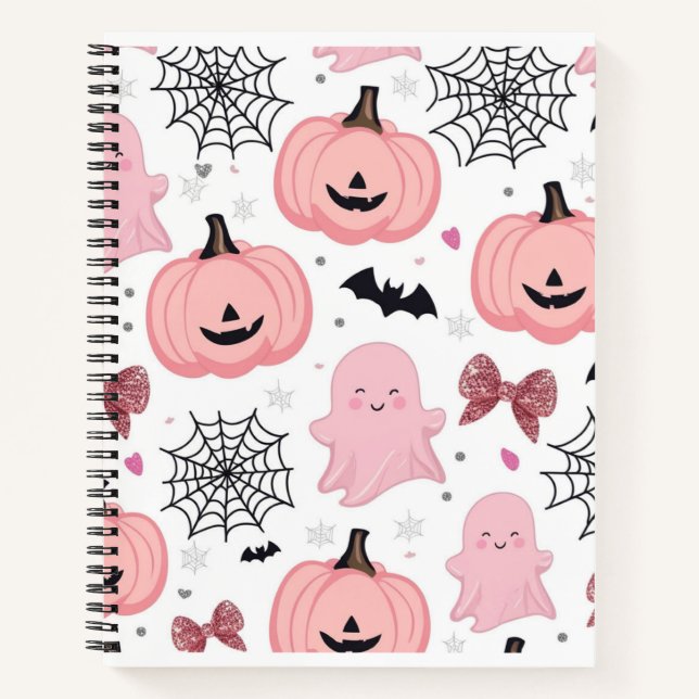 Halloween Notebook – Spooky Journal for School  (Front)