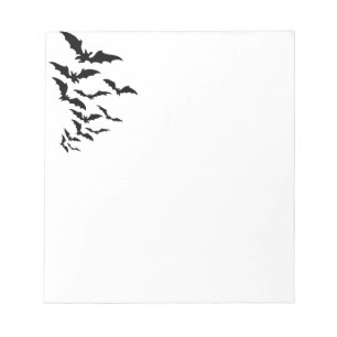 Halloween Notepad-Bats Notepad