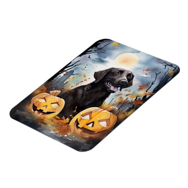 Halloween Nova Scotia With Pumpkins Scary  Magnet (Left Side)