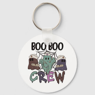 Halloween Nurse Boo Boo crew Keychain