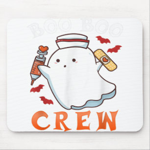 Halloween Nurse Boo Boo Crew Mouse Pad