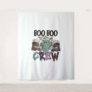 Halloween Nurse Boo Boo crew Tapestry