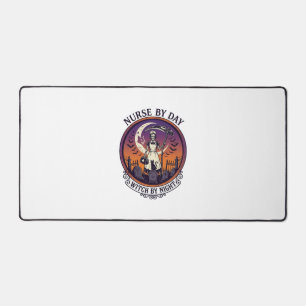 Halloween Nurse By Day_1 Desk Mat