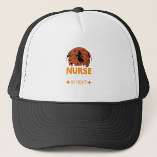 Halloween Nurse by Day Witch by Night Trucker Hat