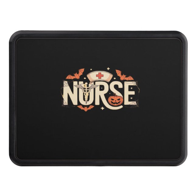 Halloween nurse Classic T-Shirt Trailer Hitch Cover (Front)