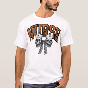 Halloween Nurse Coquette Bow Classic T-Shirt