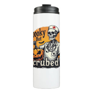 Halloween Nurse Design Oversized T-Shirt Thermal Tumbler