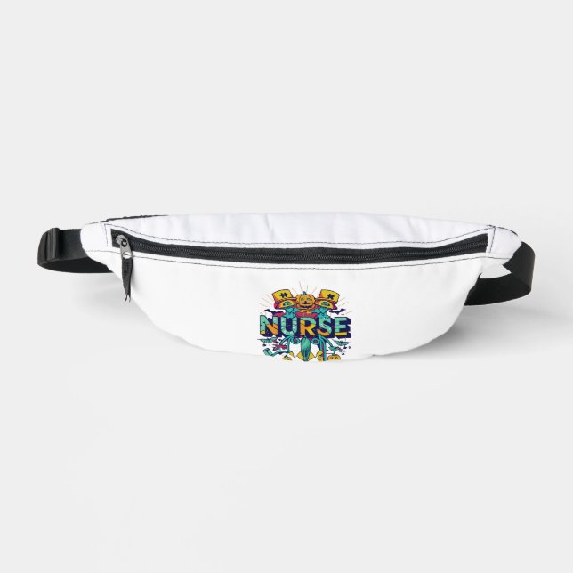 HALLOWEEN NURSE  FANNY PACK (Front)