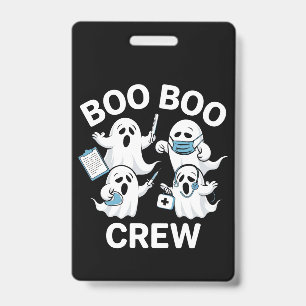 Halloween Nurse Gift Boo Boo Crew Nurse Badge