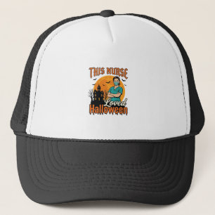 Halloween Nurse Loved Halloween Vintage Spooky_1 Trucker Hat