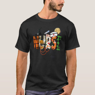 Halloween Nurse Nursing Cute Health Worker Hallowe T-Shirt